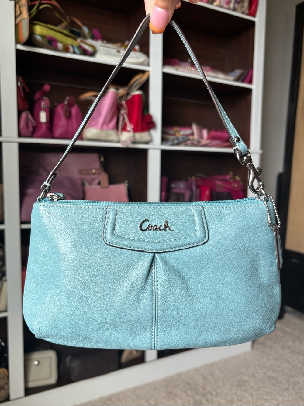 🩵✨🩵COACH Ashley Large Wristlet Mini Bag🩵✨🩵